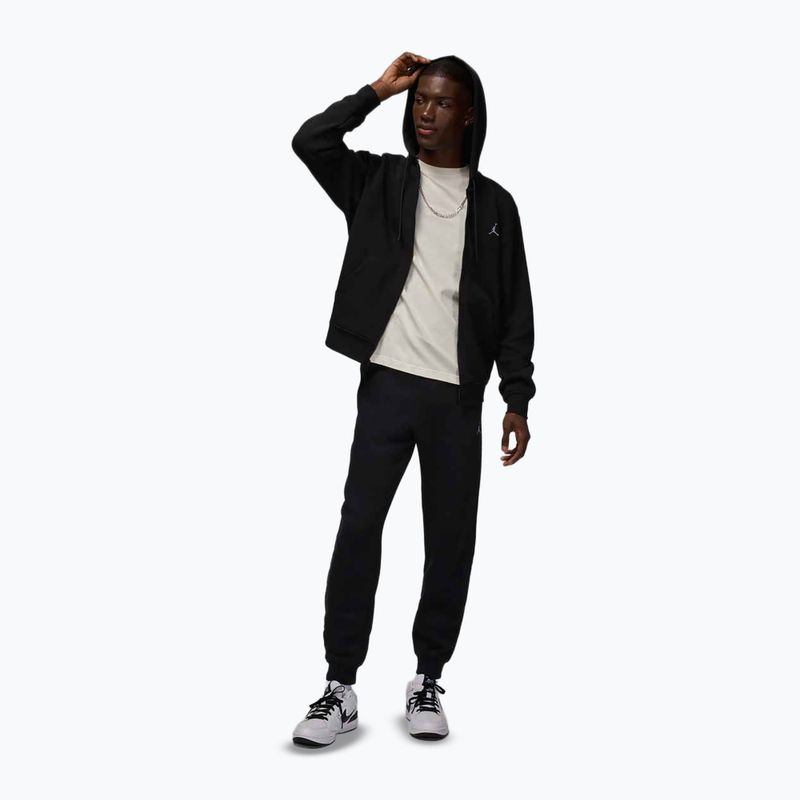 Vyriškas džemperis Jordan Brooklyn Fleece Full Zip juoda/balta 2