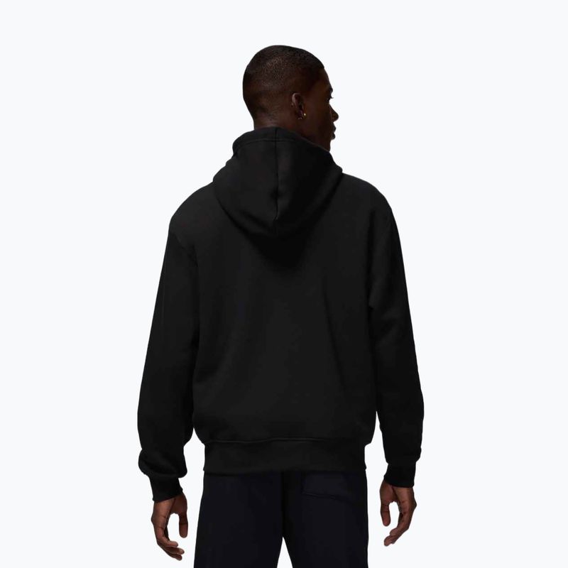 Vyriškas džemperis Jordan Brooklyn Fleece Full Zip juoda/balta 3