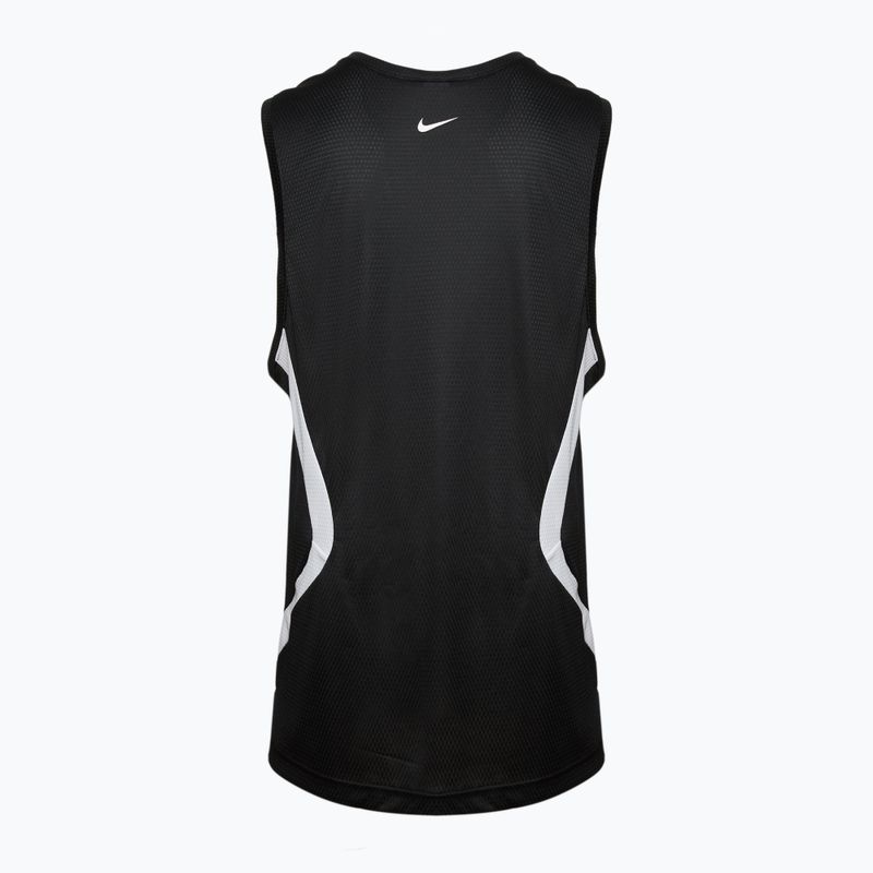 Vyriški krepšinio marškinėliai Nike Icon Dri-Fit TT black/white/black/white 2