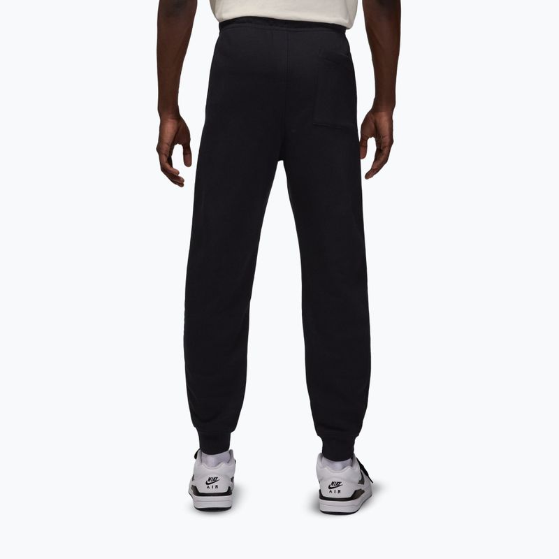 Vyriškos kelnės Jordan Brooklyn Fleece black/white 2