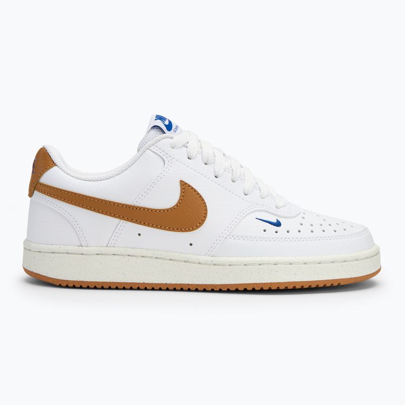 Moteriški batai Nike Court Vision Low Next Nature white/game royal/sail/flax 2