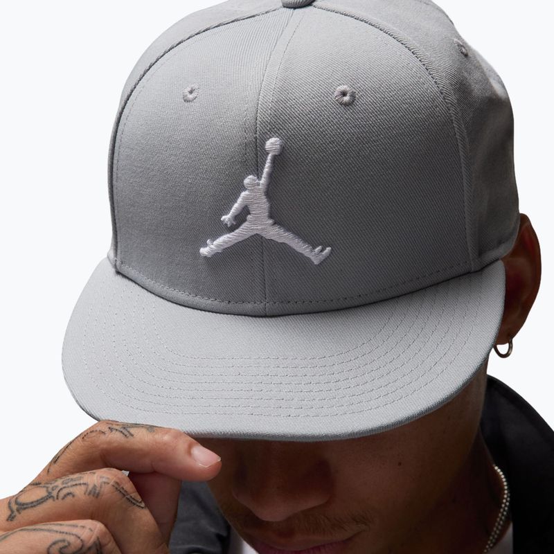 Kepurė su snapeliu Jordan Jumpman Pro light smoke grey/smoke grey/white 8