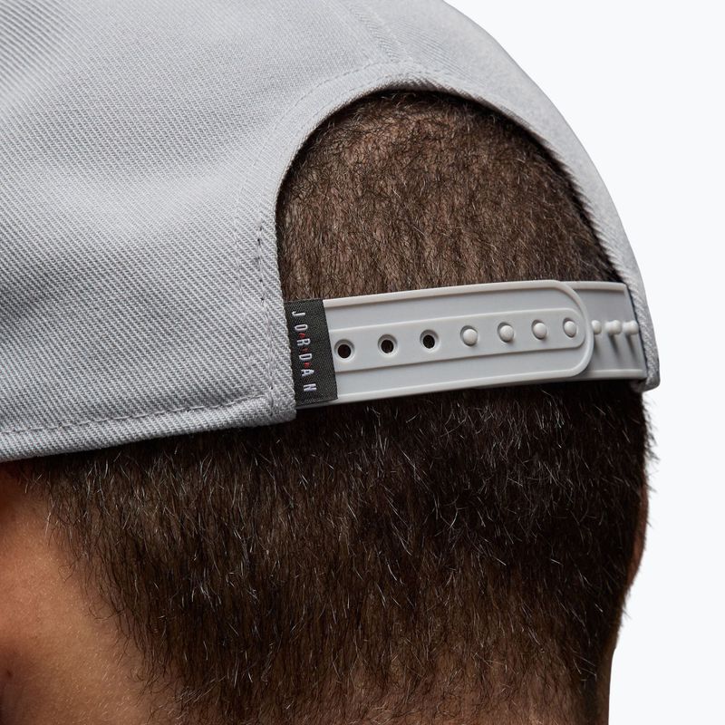 Kepurė su snapeliu Nike Jordan Jumpman Pro light smoke grey/smoke grey/white 9