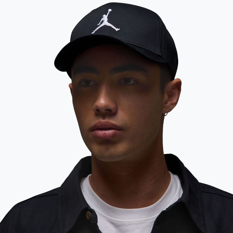 Kepurė su snapeliu Jordan Rise Structured Curved-Bill black/white 8