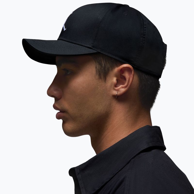 Kepurė su snapeliu Jordan Rise Structured Curved-Bill black/white 9