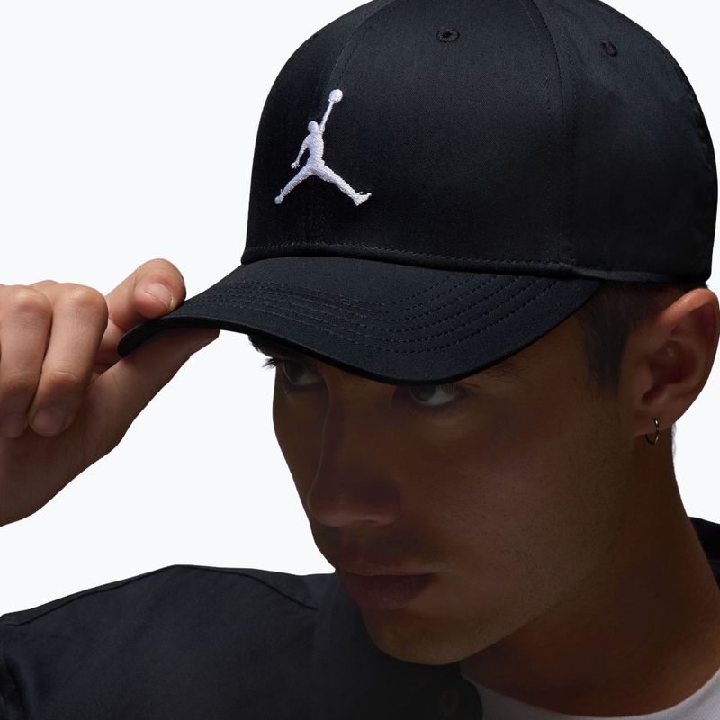 Kepurė su snapeliu Jordan Rise Structured Curved-Bill black/white 10