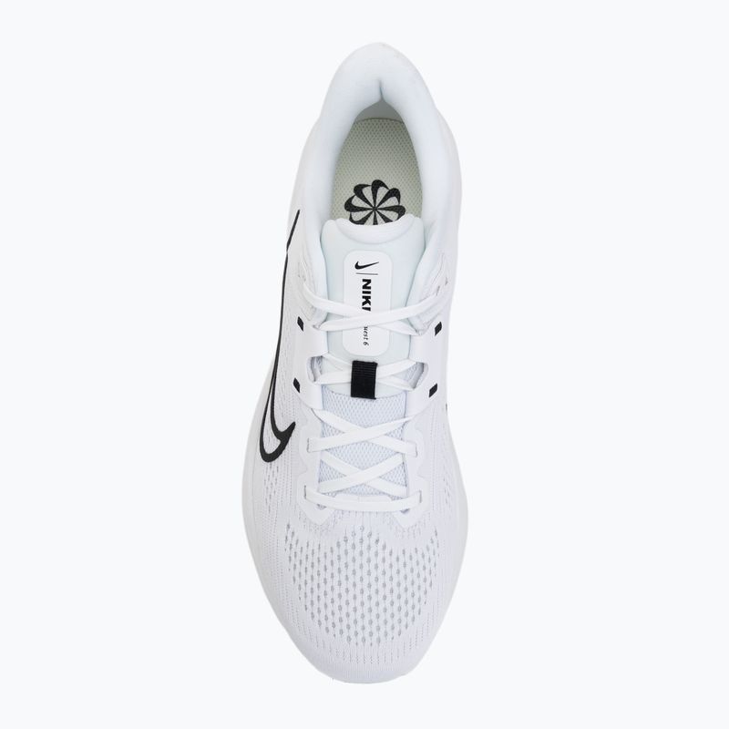 Vyriški bėgimo bateliai Nike Quest 6 white/pure platinum/black 5