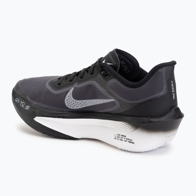 Moteriški bėgimo batai Nike Zoom Fly 6 black/light smoke grey/white 3
