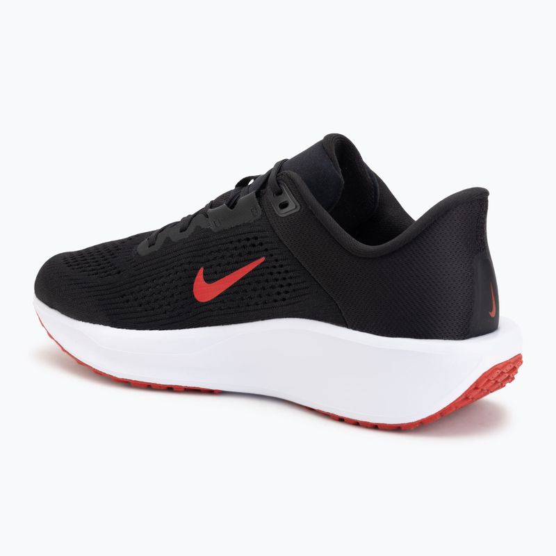 Vyriški bėgimo bateliai Nike Quest 6 black/white/dark smoke grey/university red 3