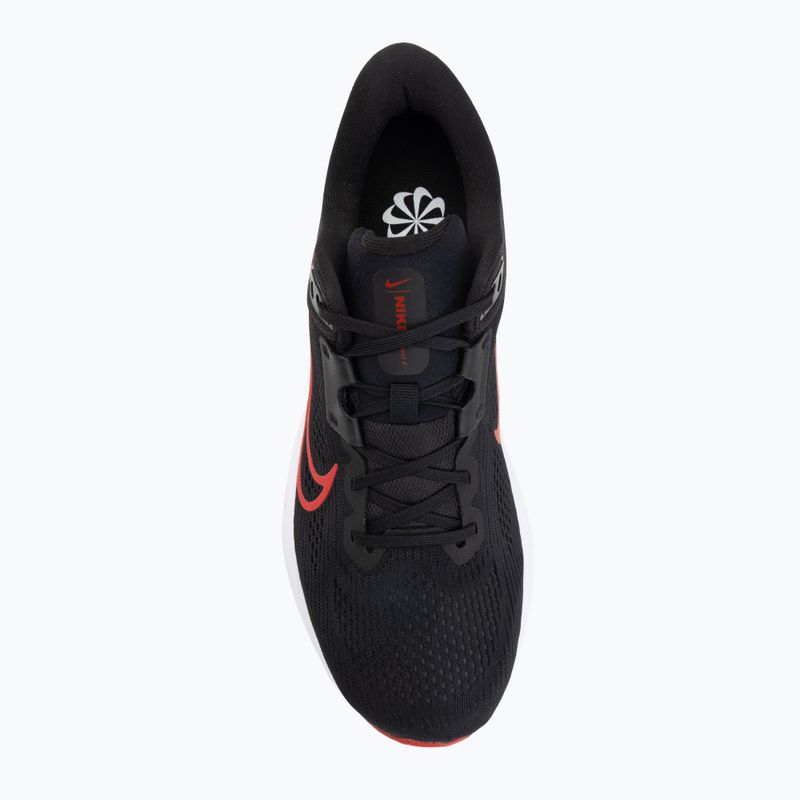 Vyriški bėgimo bateliai Nike Quest 6 black/white/dark smoke grey/university red 5