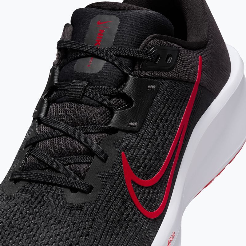 Vyriški bėgimo bateliai Nike Quest 6 black/white/dark smoke grey/university red 8