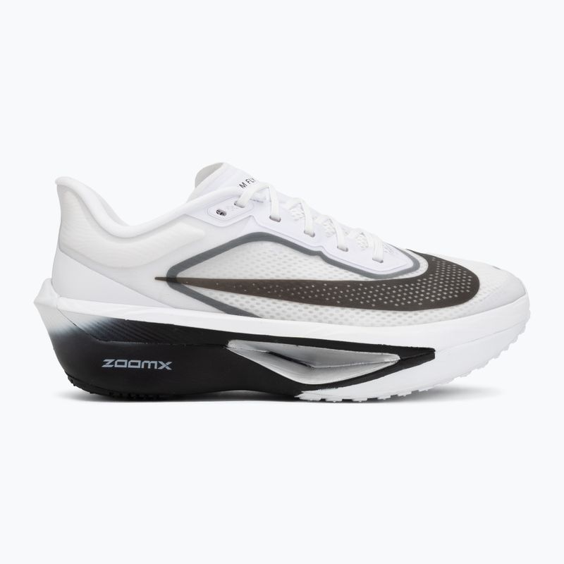 Vyriški bėgimo batai Nike Zoom Fly 6 white/smoke grey/metallic silver/black 2
