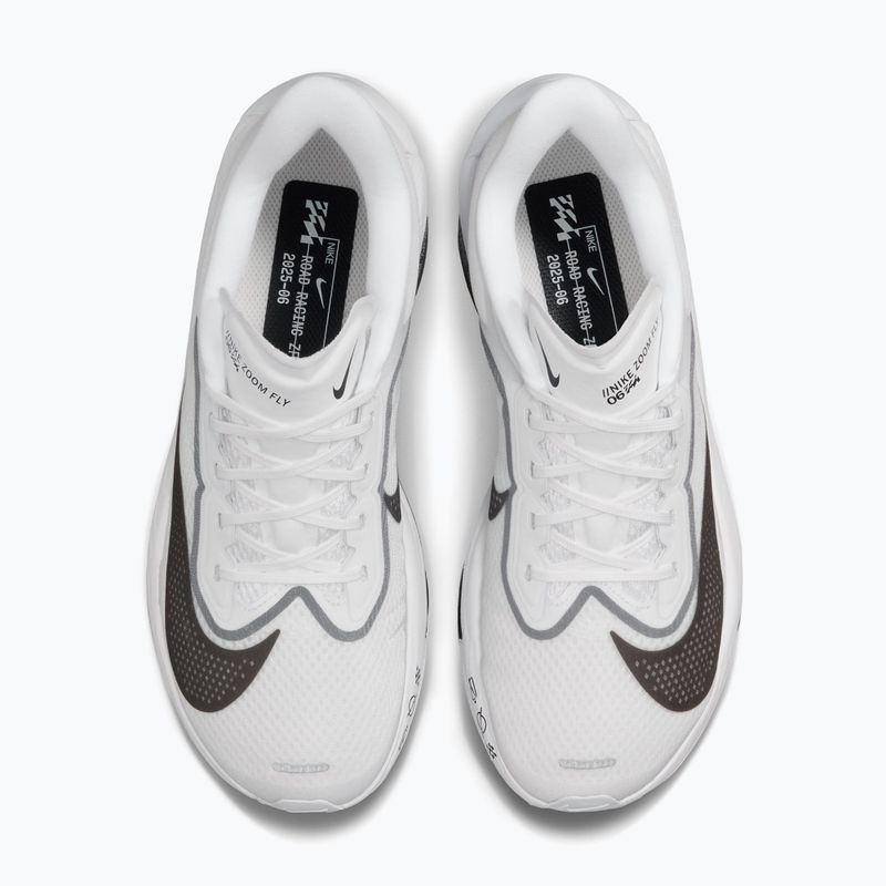 Moteriški bėgimo batai Nike Zoom Fly 6 white/smoke grey/metallic silver/black 4