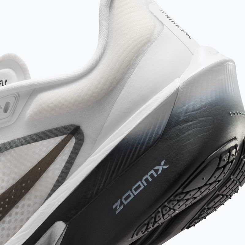 Moteriški bėgimo batai Nike Zoom Fly 6 white/smoke grey/metallic silver/black 9