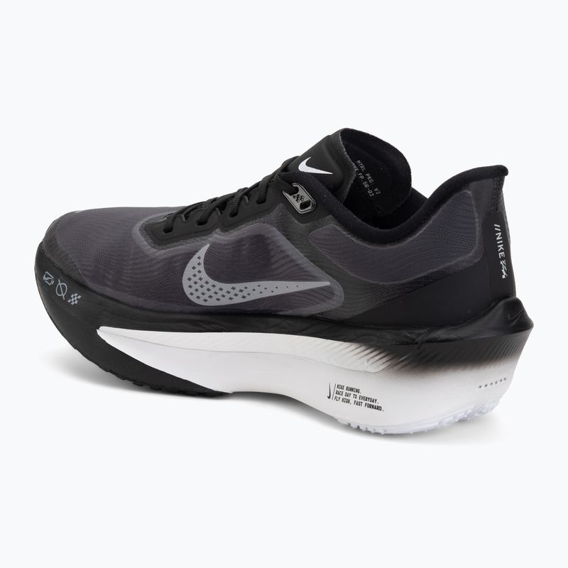 Vyriški bėgimo batai Nike Zoom Fly 6 black/light smoke grey/white 3