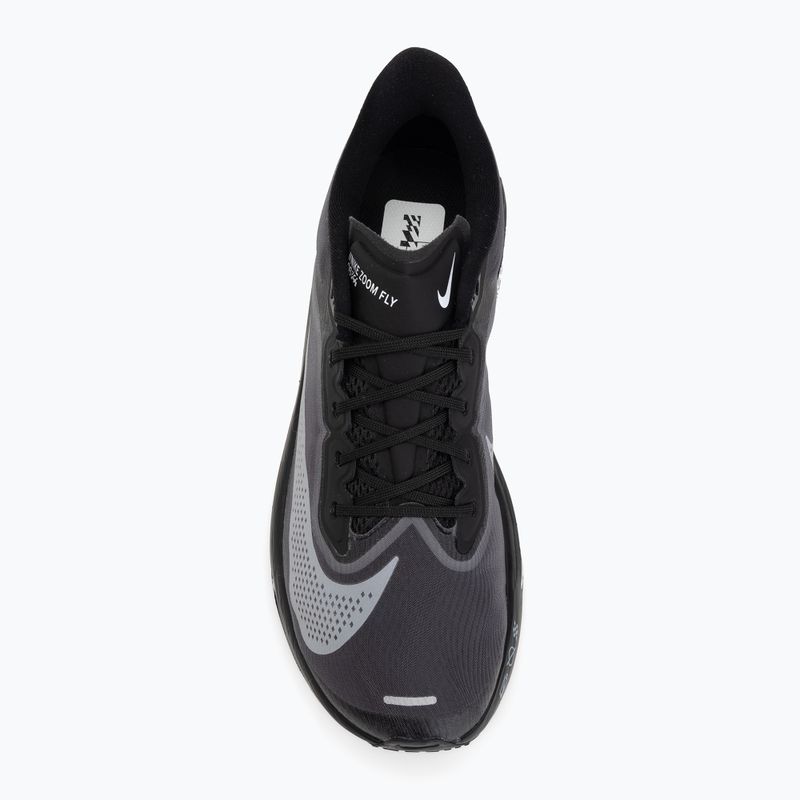 Vyriški bėgimo batai Nike Zoom Fly 6 black/light smoke grey/white 5