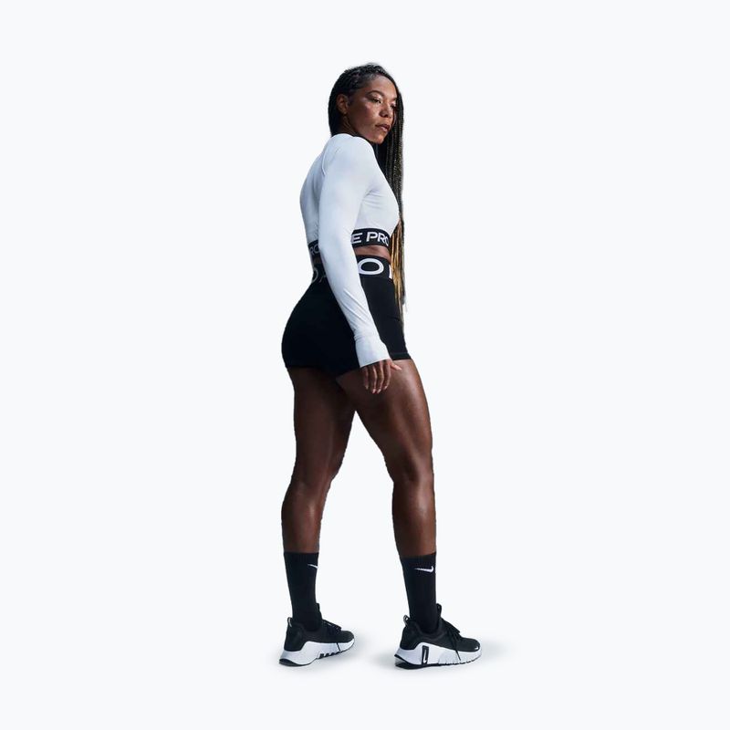 Moteriški šortai Nike Pro Sculpt High Waisted 3" Biker black/white 2