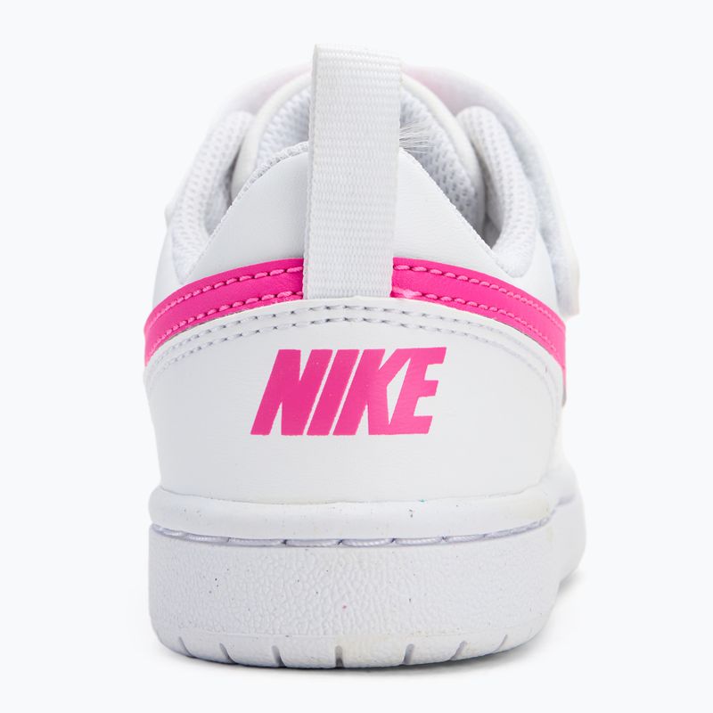 Vaikiški batai Nike Court Borough Low Recraft white/laser fuchsia 6