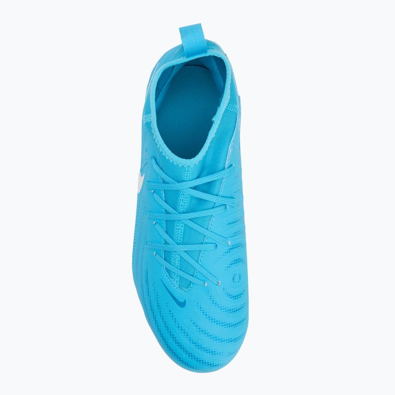 Vaikiški futbolo batai Nike Phantom Luna 2 Academy FG/MG blue fury/white 5