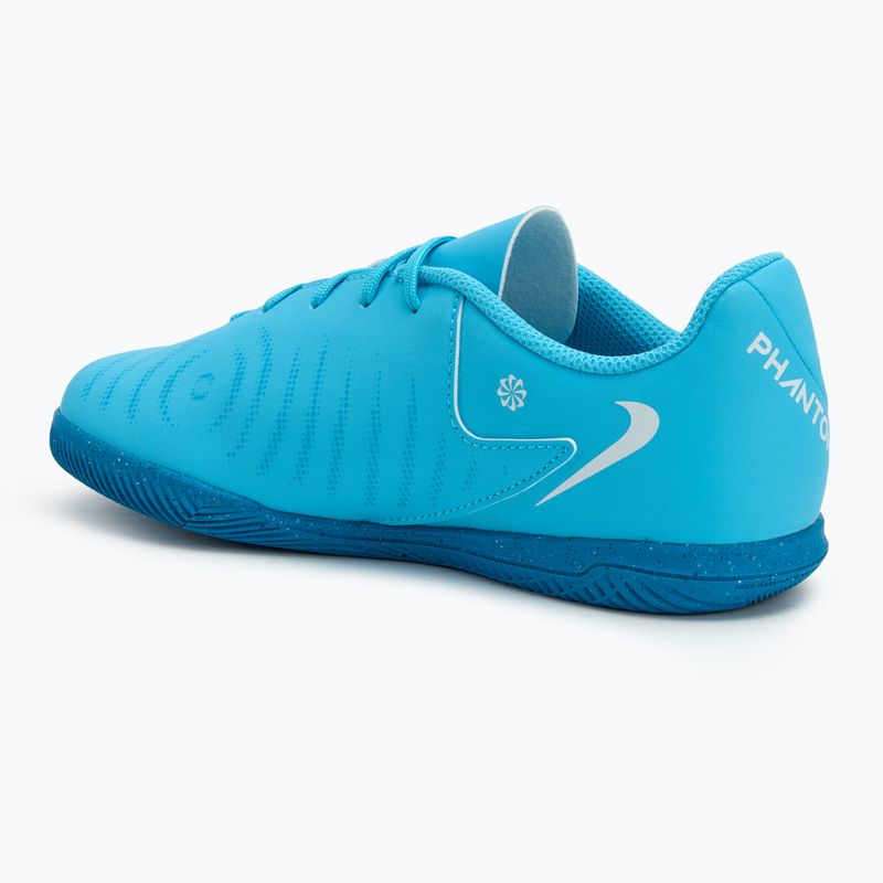 Vaikiški futbolo batai Nike Phantom GX II Club IC blue fury/white 3