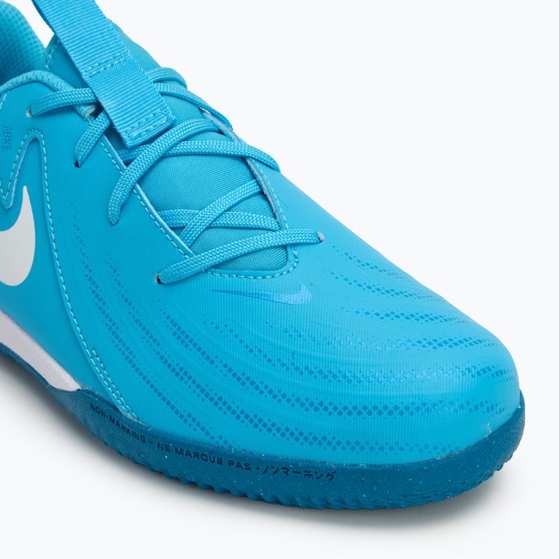 Vaikiški futbolo batai Nike Phantom GX II Academy IC blue fury/white 7