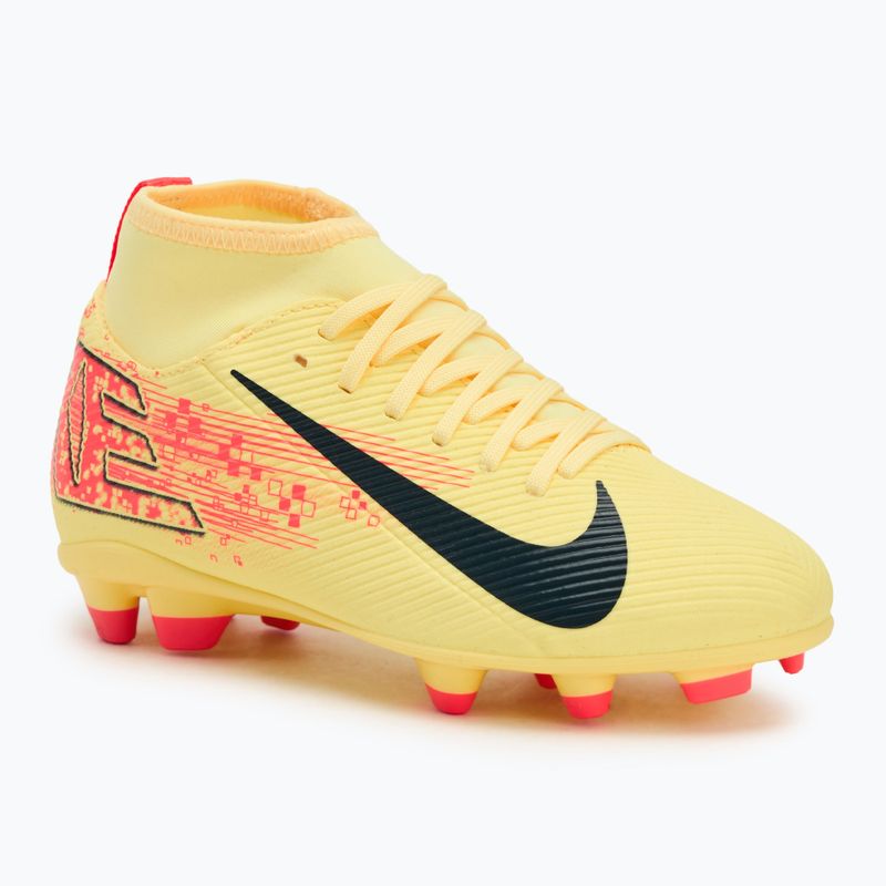 Vaikiški futbolo batai Nike Superfly 10 Club Kylian Mbappe FG/MG light laser orange/armory navy