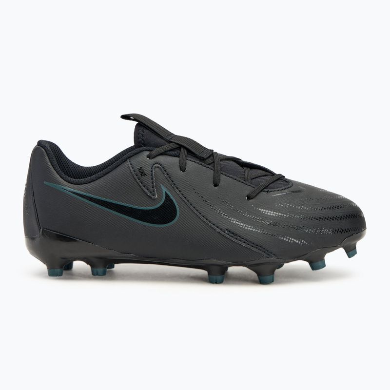 Vaikiški futbolo batai Nike Phantom GX II Academy FG/MG Junior black/deep jungle/black 2