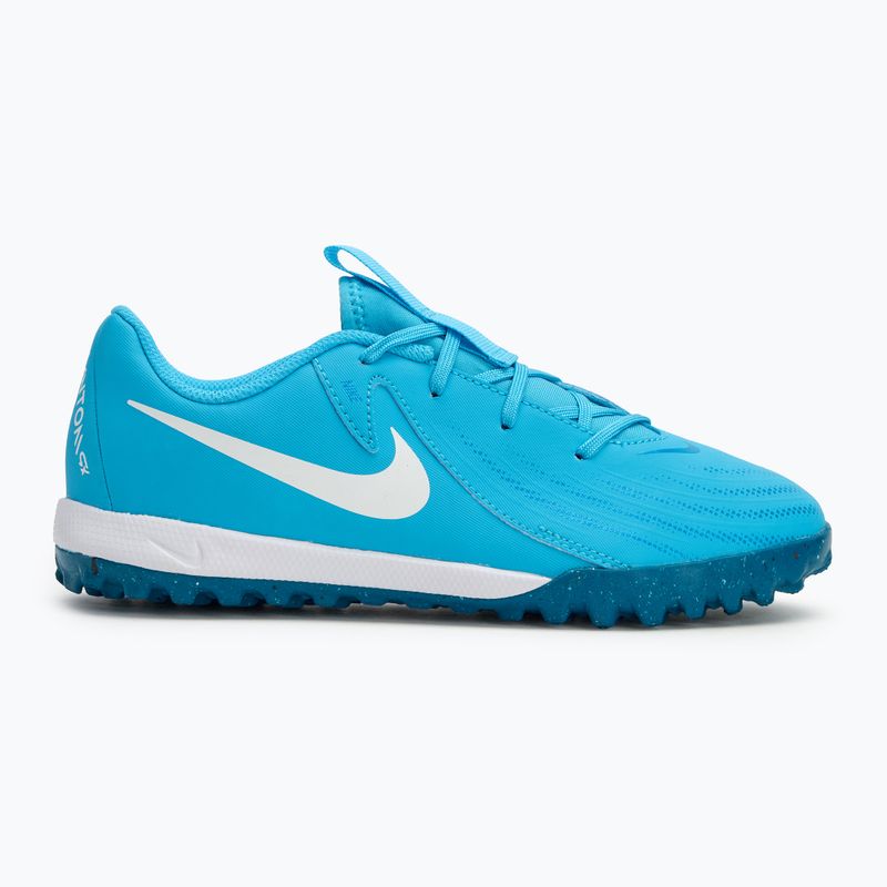 Vaikiški futbolo batai Nike Phantom GX II Academy TF blue fury/white 2