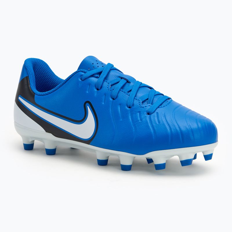 Vaikiški futbolo batai Nike Tiempo Legend 10 Club FG/MG soar/white