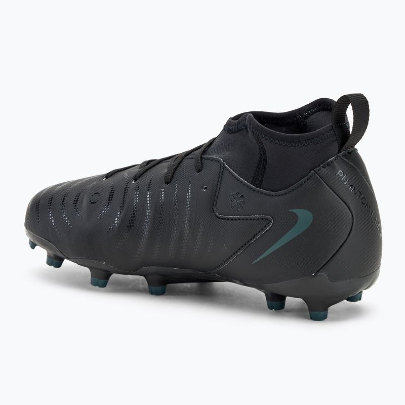 Vaikiški futbolo batai Nike Phantom Luna 2 Academy FG/MG black/deep jungle/black 3