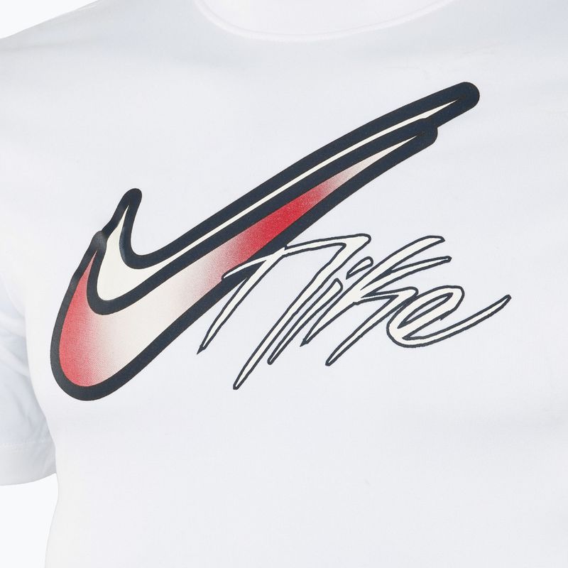 Vyriški krepšinio marškinėliai Nike Dri-Fit Basketball white 3