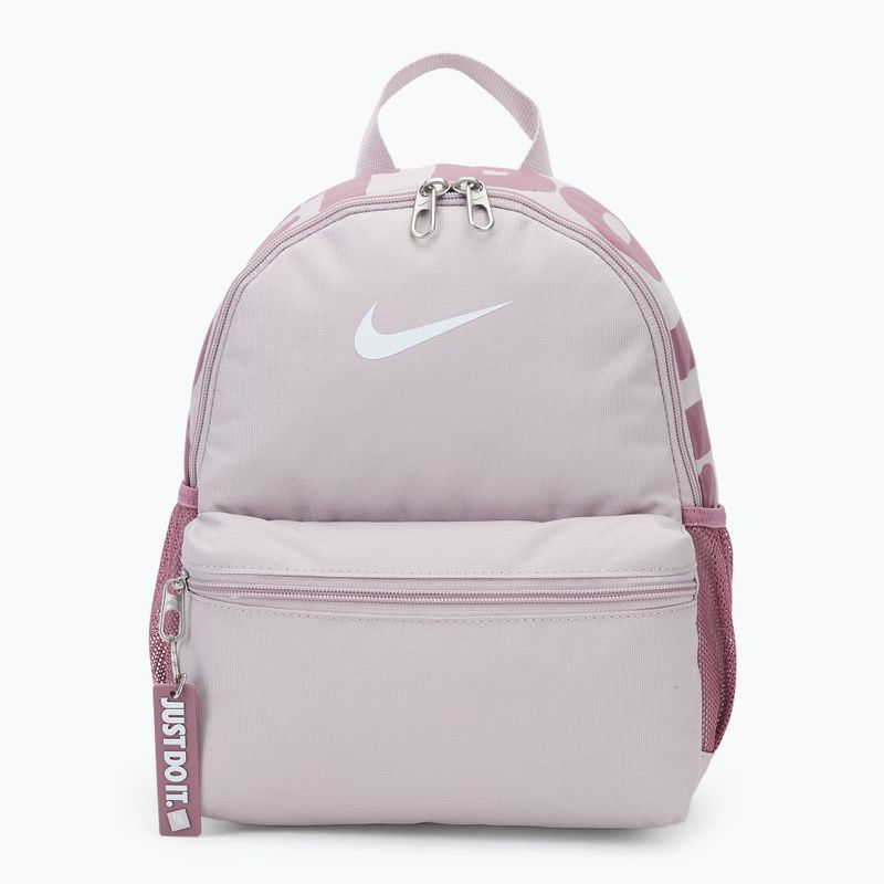 Vaikiška miesto kuprinė Nike Brasilia Just Do It Mini 11 l platinum violet/plum dust/white