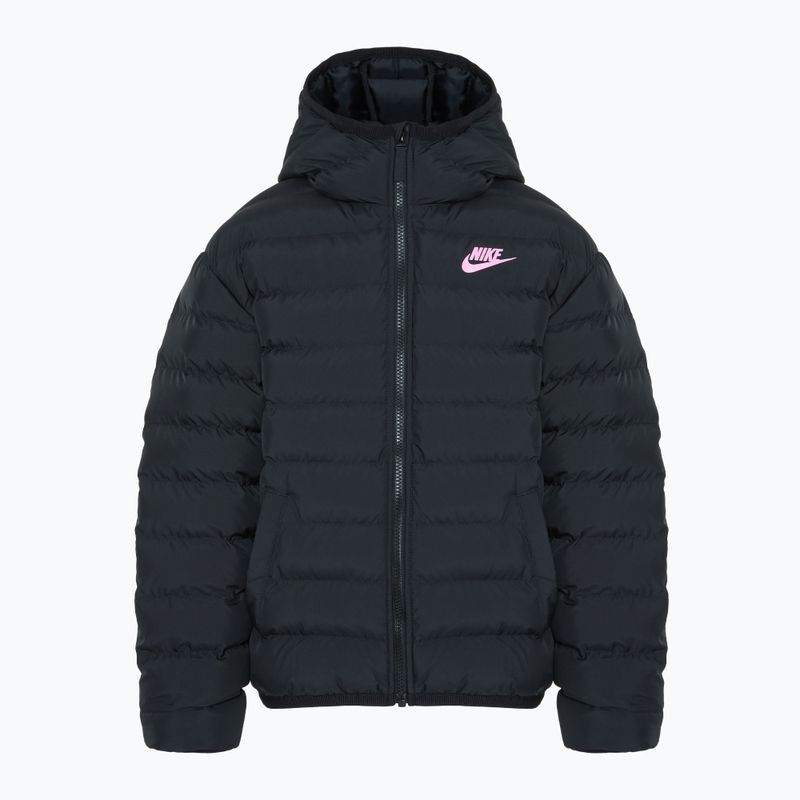 Vaikiška striukė Nike Sportswear Lightweight Synthetic Fill black / black / magic flamingo