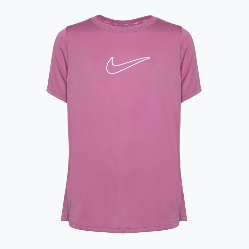 Vaikiški marškinėliai Nike One Dri-Fit magic flamingo/white