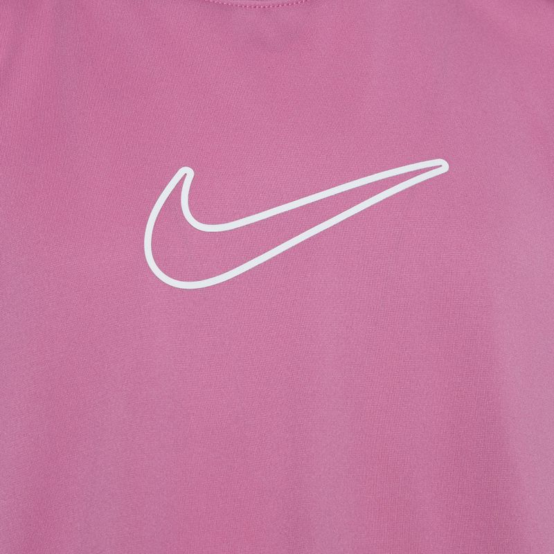 Vaikiški marškinėliai Nike One Dri-Fit magic flamingo/white 3