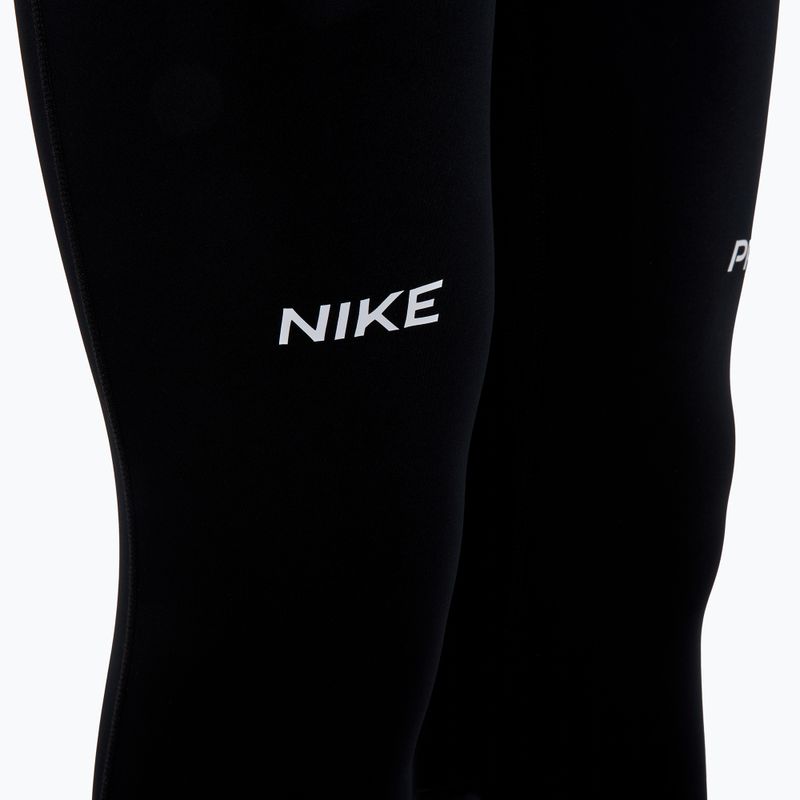 Moteriškos treniruočių tamprės Nike Pro Mid-Rise 7/8 Graphic black/iron grey/white/white 6
