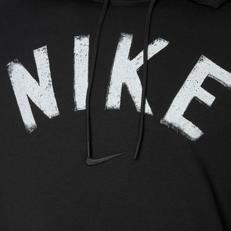 Vyriškas treniruočių džemperis Nike Swoosh Dri-Fit Fitness Hoodie black/black/white 3