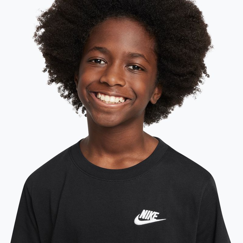 Vaikiški marškinėliai Nike Sportswear black 7