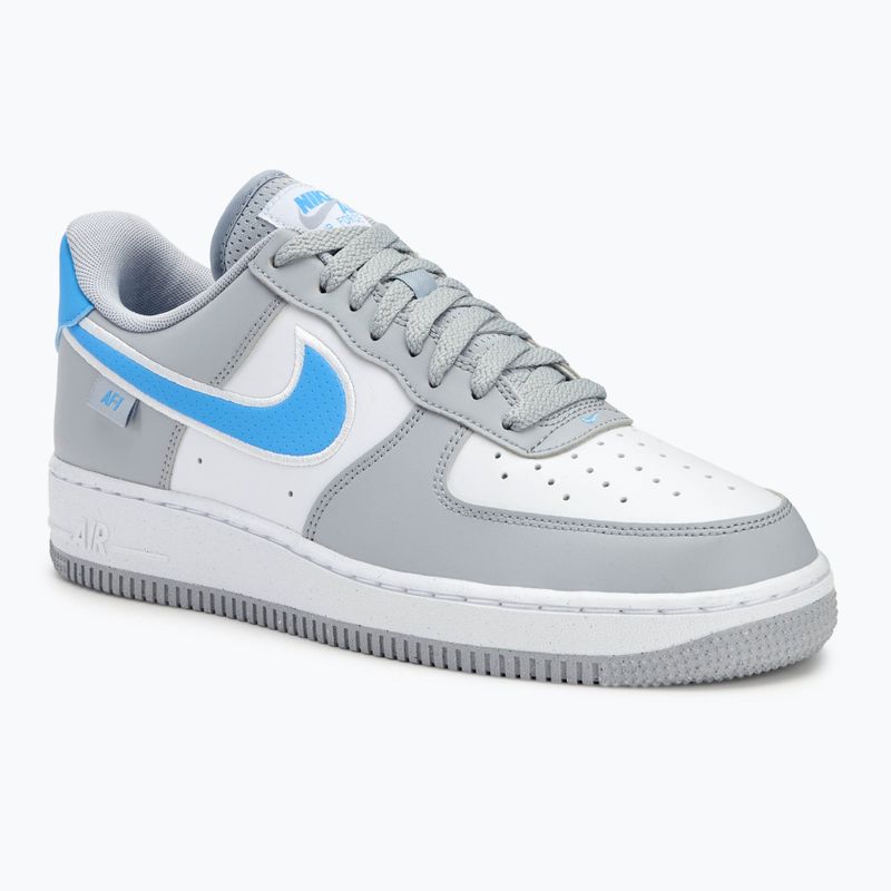 Vyriški batai Nike Air Force 1 '07 Next Nature wolf grey / white / university bluebi