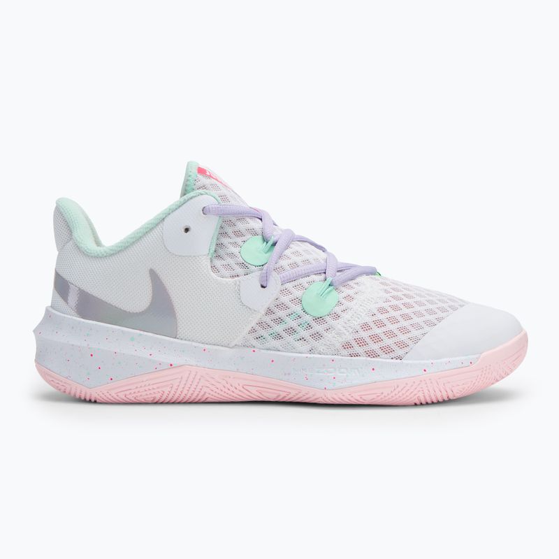 Krepšinio bateliai Nike Zoom Hyperspeed Court SE balti/mėtų putos/pilka/violetinė migla/rožinės putos 2