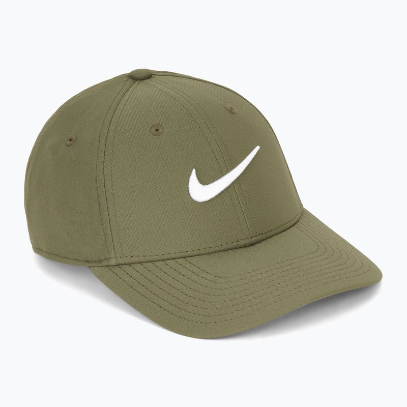 Kepurė su snapeliu Nike Dri-FIT Club medium olive/white