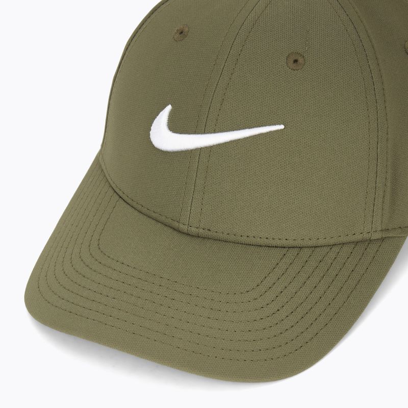 Kepurė su snapeliu Nike Dri-FIT Club medium olive/white 3