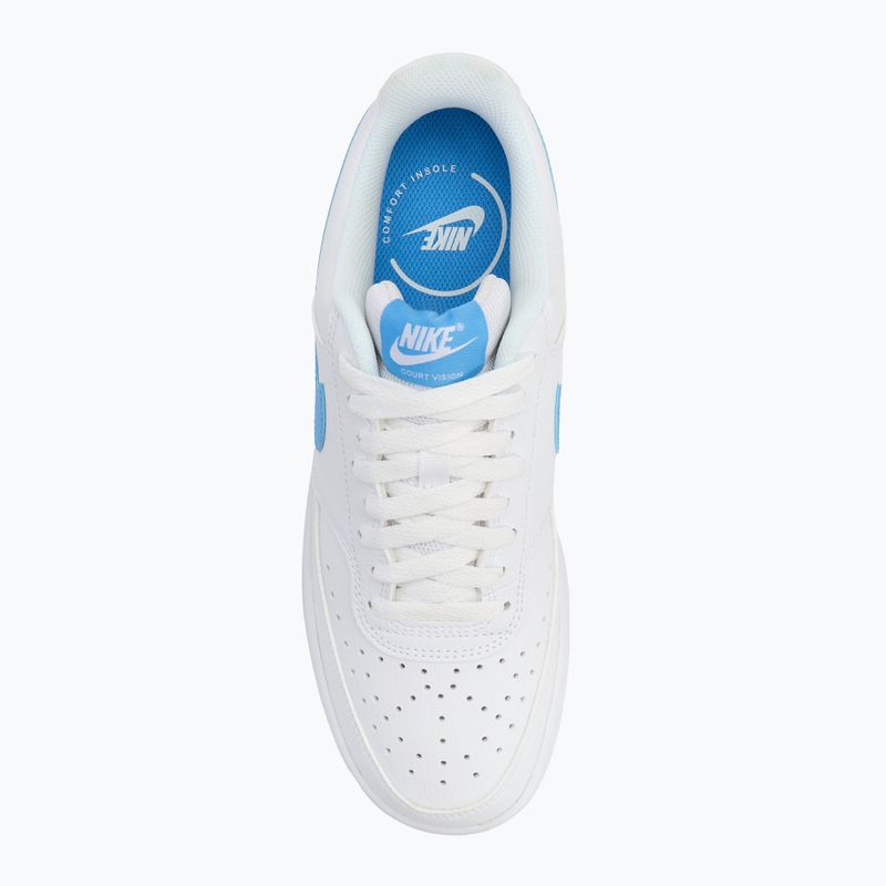 Vyriški batai Nike Court Vision Low white/gum yellow/university blue 5