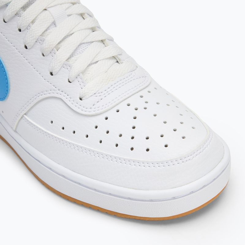 Vyriški batai Nike Court Vision Low white/gum yellow/university blue 7