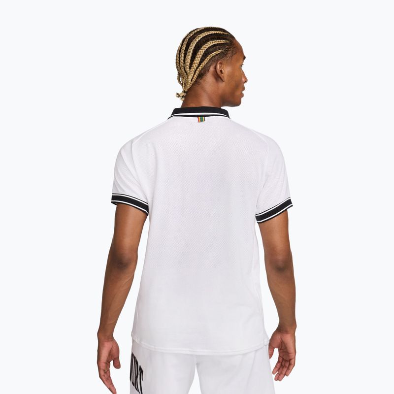 Vyriški teniso marškinėliai Nike Court Heritage Polo white/black 3