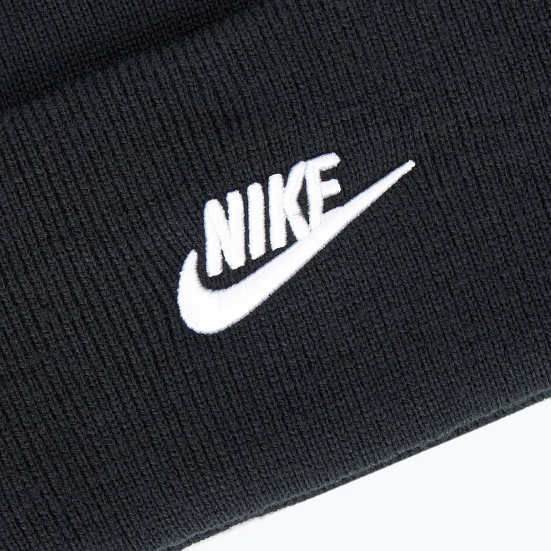 Žieminė kepurė Nike Peak Futura Beanie black/white 3