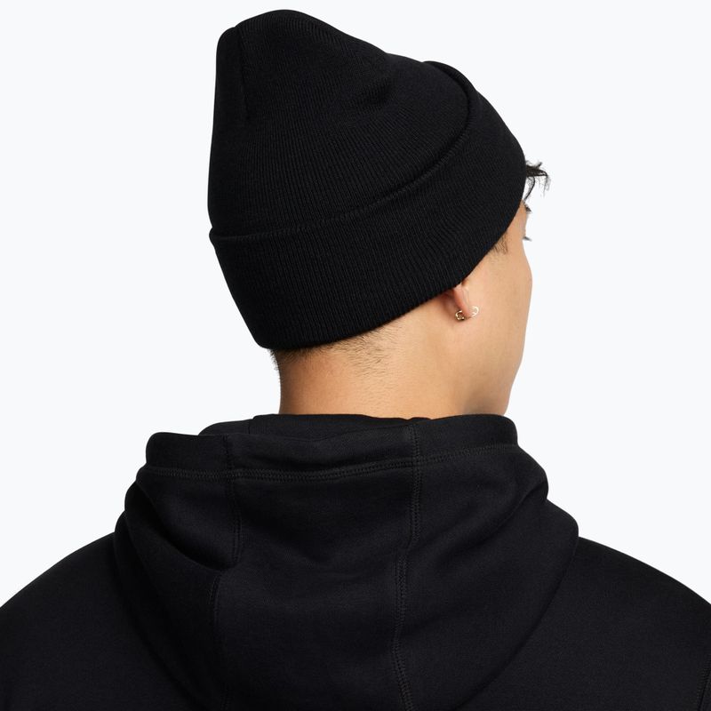 Žieminė kepurė Nike Peak Swoosh Beanie black/white 2