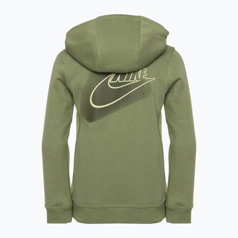 "Nike Sportswear Standard Issue" alyvos spalvos žalias vaikiškas džemperis 2
