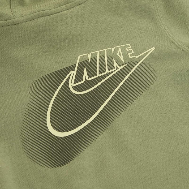 "Nike Sportswear Standard Issue" alyvos spalvos žalias vaikiškas džemperis 4