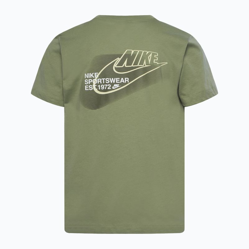 Vaikiški marškinėliai Nike Sportstwear Standard Issue oil green 2